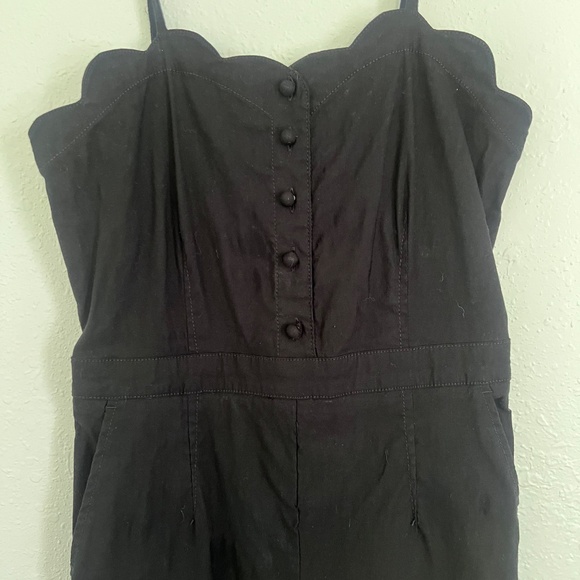 Maeve black jumpsuit size 4 - Picture 2 of 8